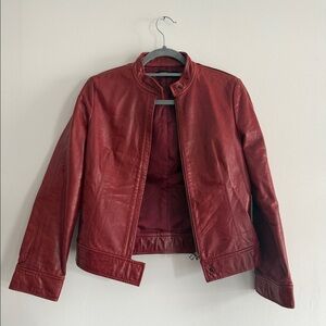 DKNY leather jacket